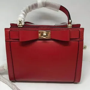 Authentic Kate Spade leather small kisslock 2 compartments Crosby /satchel thumbnail 7