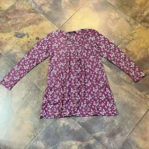 NWT Yak & Yeti Butterfly Long Sleeve Tunic Small thumbnail 5