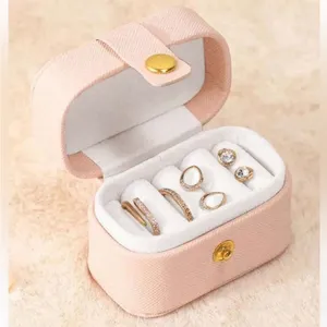 1pc Portable Jewelry Case only Small Box gift stocking stuffer Organizer Travel thumbnail 3