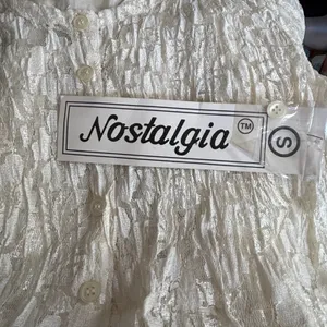 Vintage Nostalgia Lace Maxi Dress‎ Cream Romantic Cottagecore Small Deadstock thumbnail 14