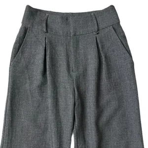 For Love & Lemons Turner Wide Leg Cropped Pants in Gray Size Small thumbnail 3