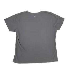 Life Is Good Don't Go Bacon My Heart Grey Cotton T-shirt Tee Women's Size Large thumbnail 2