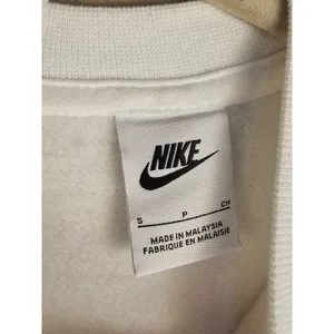 Nike Womens White Iridescent Swoosh Sportswear Icon Clash Cropped Sweatshirt Sm thumbnail 5