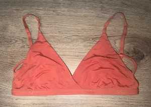 Lululemon Strappy Triangle Bralette Rustic Coral Size XS thumbnail 1