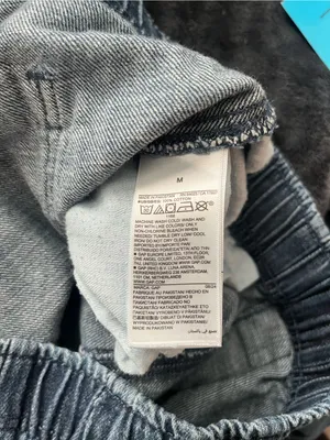 Gap Womens Wide Leg Jeans Medium Dark Wash Denim Easy Cargo Jean Pull On Utility thumbnail 13