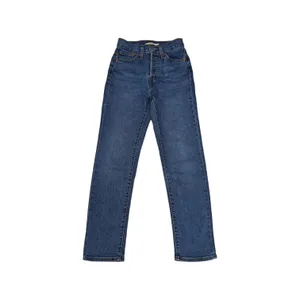 Levi's Wedgie Straight Jeans Medium Wash Blue Womens 24 High Rise Baggy Relaxed thumbnail 2