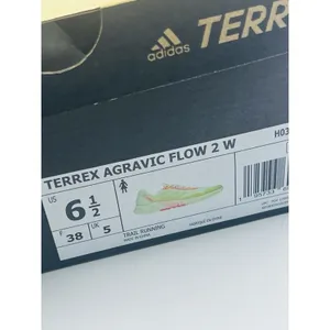 Adidas Women’s Terrex Agravic Flow 2 Trail Running Shoes Pulse Lime Turbo Sz 6.5 thumbnail 4