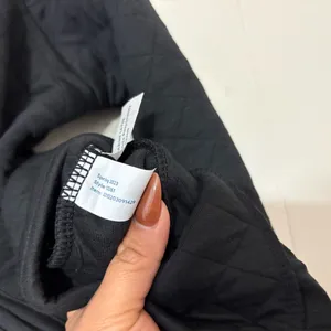 Marine Layer Corbet Quilted Bomber Jacket Black Size M Lightweight Zip Up thumbnail 13