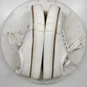 Vince Camuto Rezelli Platform Sneakers Womens 7.5 White Leather Lace-Up Shoes thumbnail 9