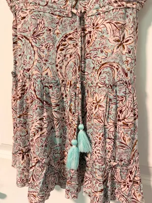 Sky to Moon Sleeve & Backless Paisley-Floral Dress thumbnail 5