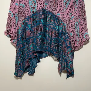 Anthropologie Valo Velvet Burnout Paisley Blouse thumbnail 3
