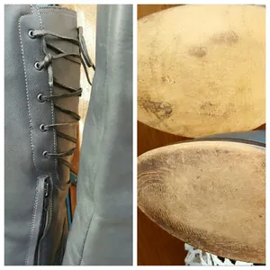 Steve Madden‎ "Bravvest" lace-up Leather Boots as is thumbnail 5
