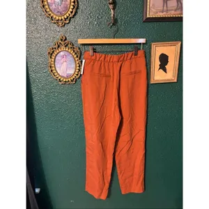 Vetta Burnt Orange Everyday Pant Sz 2 NWT 100% Tencell Ankle thumbnail 2
