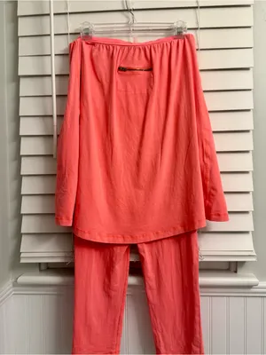 Free People FP Movement Hot Shot Tube Onesie Coral Small thumbnail 5