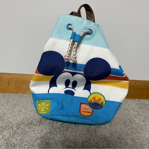 Disney Store Mickey Mouse Happy‎ Trails Bucket Backpack thumbnail 15