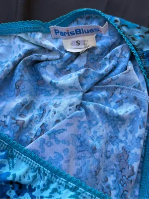 Paris Blues Bold Ocean Blue Printed Skirt thumbnail 2