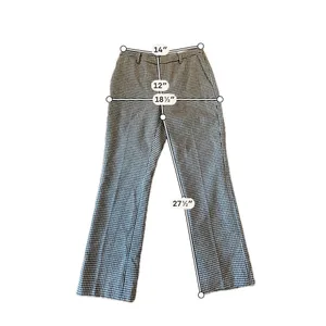 Ralph Ralph Lauren Vintage houndstooth wool trouser pant size 2 thumbnail 3