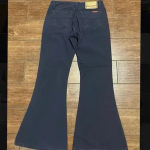 Paris Blues originals Vintage Y2K Low Rise Flare flared Leg Jeans 29x30 dark was thumbnail 2