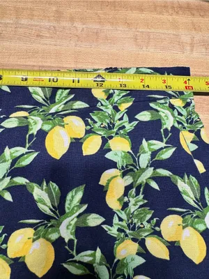 LOFT by ANN TAYLOR‎ Lemon Tree Verbena LINEN & VISCOSE Pants Sz S Wide Leg Comfy thumbnail 7