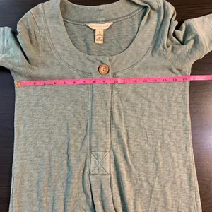 The Territory Ahead Sage Green Cotton Button Front Midi‎ Dress Women's Size S thumbnail 6