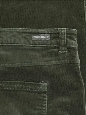 Woolrich Light Olive Green High Rise Corduroy Pants Size 14 thumbnail 5
