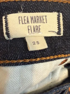 Madewell Flea Market Flare Jeans Dark Wash Size 25 thumbnail 3