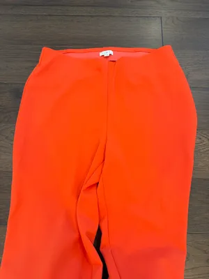 Loft Orange Wide Leg Pull On Pangs Size Medium - C67-058 thumbnail 2