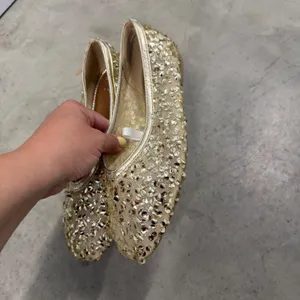 A New Day Gold Sequin Mesh Ballet Flats Womens Size 6 Memory Foam New with Tags thumbnail 4