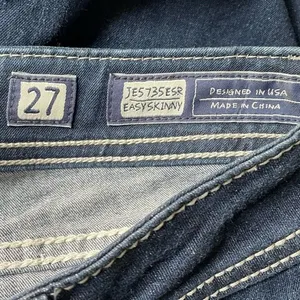 Miss Me Women's Easy Skinny Jeans Size 27 | 4 Dark Wash FDL Embellished Y2K Jean thumbnail 10