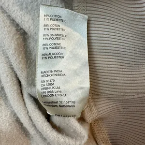 Free People | We The‎ Free Cropped Sweatshirt Beige | Women's XS thumbnail 6