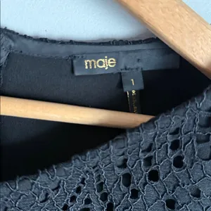 Maje Reverso Crochet Lace Dress Small thumbnail 7