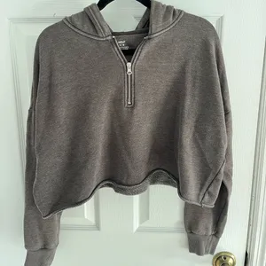 Aerie Cropped zip up from thumbnail 1