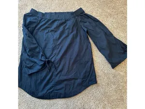 Free People Black Off Shoulder Blouse Extra Small thumbnail 4