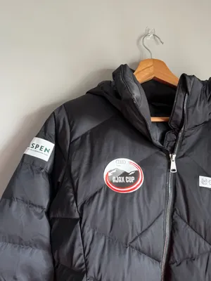 KJUS x Audi Ajax Cup Aspen AVSC Team Issued Ski Jacket Gorsuch Black Down Puffer thumbnail 9