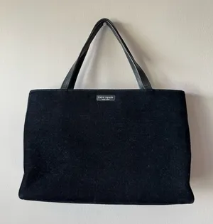 Kate Spade Women’s Vintage Y2K Black Corduroy Shoulder Bag‎ thumbnail 1