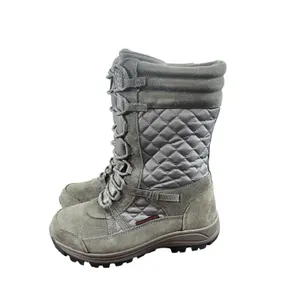 NORTIV 8 Winter Snow Boots Womens 10 Gray Mid Calf Waterproof Thinsulate NWT thumbnail 3