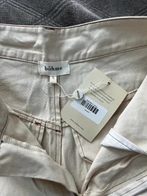 Bohme Pants Wide-Leg Ivory thumbnail 6