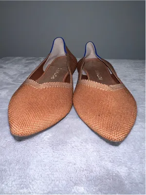Rothy's Ballet Flats Point Amber Slip On Burnt Orange 10.5 thumbnail 3