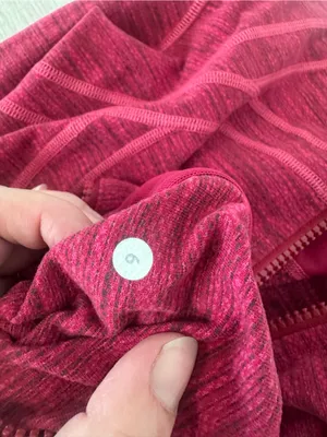 Lululemon Define Jacket Diamond Jacquard Berry Rumble Gyn Athleisure Sz 6 *READ thumbnail 10