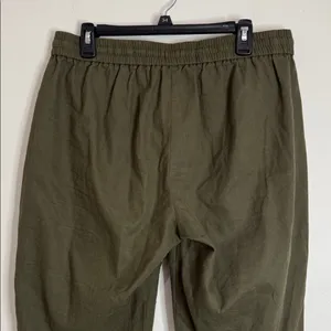 J.Crew Factory Linen Blend Utility Jogger Pants/Chinos Drawstring Waistband 12 thumbnail 5