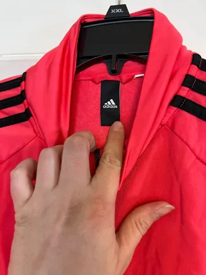 Adidas LG Neon Red Zip Up Track Jacket thumbnail 3