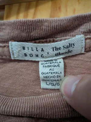Billabong x The Salty Blonde Take Me to the Tropics Graphic Crop Tee Large thumbnail 4