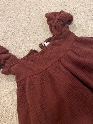 Deep brown princess Polly Lorna romper size 4 #134 thumbnail 3