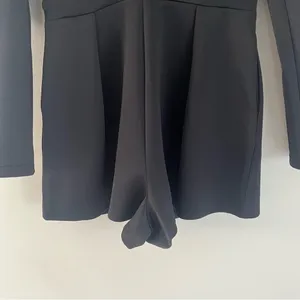 Lioness black deep v romper thumbnail 2