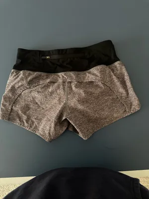 Lululemon Shorts Speed Up 2.5" Heather Grey 2 thumbnail 2