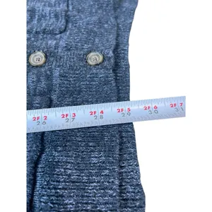 Hollister Navy Knit Cardigan Button Up Logo V-neck Sweater S Granpacore Cozy thumbnail 7