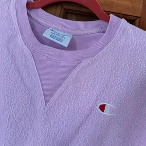 Champion Reverse Weave Crewneck Sweatshirt Women’s Medium Baby Pink Sweater thumbnail 2