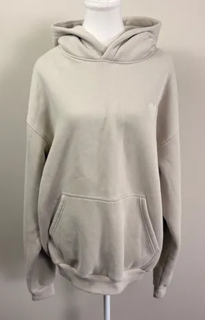Comfrt Ways to Show Love Hoodie Sand Beige Overesized Size Small thumbnail 1