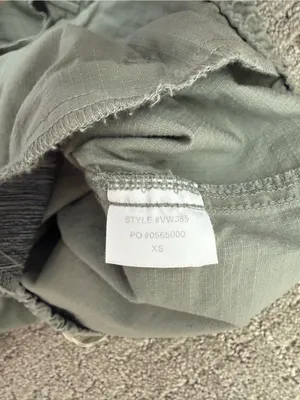 Vuori Vintage Ripstop Shorts Raw Hem Gray DuraTerra Women's XS thumbnail 7