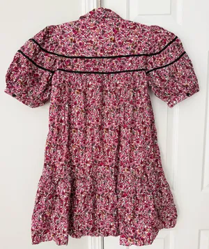 Anthropologie Maeve The Leandra Shirred Yoke Button Front Mini Dress, Size S thumbnail 13